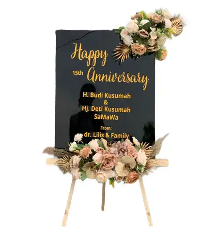 Papan Bunga Akrilik Pemping