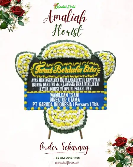 Papan Bunga Duka Pemping